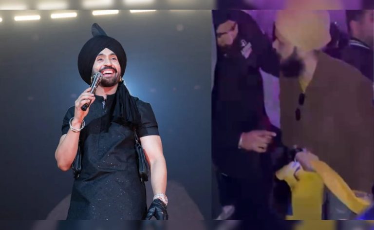 कनाडा में Diljit Dosanjh के कॉन्सर्ट में Khalistan  के नारे:सिक्योरिटी ने खालिस्तान समर्थकों को रोका